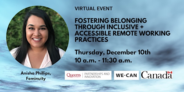 Fostering Belonging Through Inclusive + Accessible Remote Working Practice