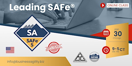 Leading SAFe 5.0 with SA Certification primary image