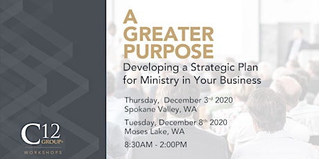 A Greater Purpose Workshop December 3, 2020 primary image