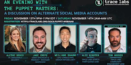 An Evening With The Puppet Masters: A discussion on alternate social media primary image
