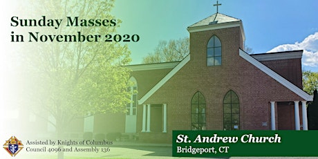 Sunday Masses for November 2020 primary image