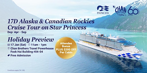 17D Alaska & Canadian Rockies Cruise Tour Holiday Preview primary image