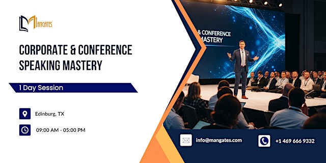 Image principale de Corporate & Conference Speaking Mastery: 1 Day Session in Edinburg, TX