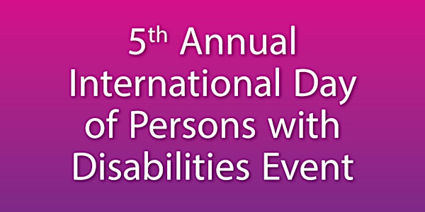 International Day of Persons with Disabilities Event