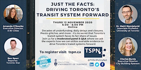 Just The Facts: Driving Toronto's Transit System Forward