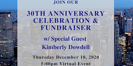 C.U.R.E. 30th Anniversary Celebration  & Fundraiser with Kimberly Dowdell primary image