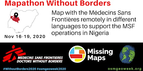 MSF Virtual Mapathon: Geo Week 2020 (EN) primary image