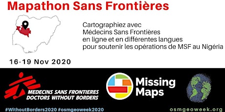 Mapathon Sans Frontières 2020 (GeoWeek2020) primary image
