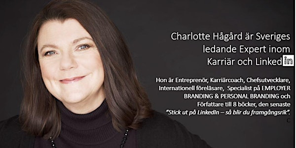 Stick ut på LinkedIn!   Webbinarium med Charlotte Hågård.