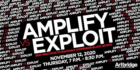 Amplify vs Exploit: Best Practices To Equitably Commission Black Artists primary image