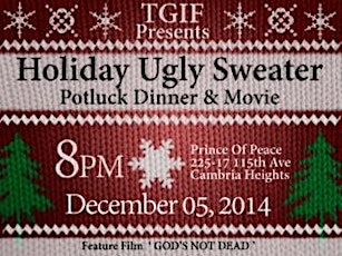 T.G.I.F.: "The COTH Ugly Sweater, Potluck Dinner & a Movie Night!!" primary image