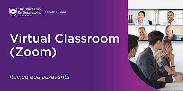 Virtual Classroom (Zoom) Webinar