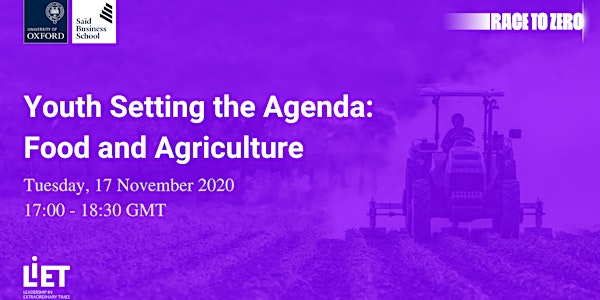 Youth Set the Agenda: Future of Food and Agriculture in the Race to Zero
