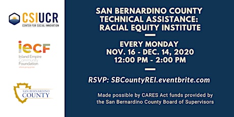 San Bernardino County NPO Technical Assistance- Racial Equity Institute