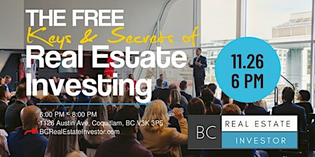 BC Real Estate Investors Seminar primary image