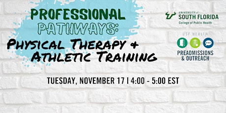 Professional Pathways: Physical Therapy & Athletic Training primary image