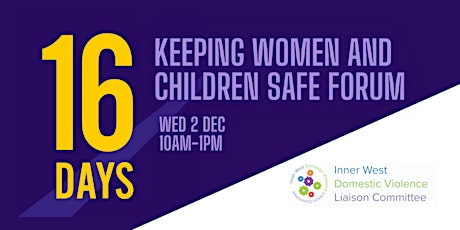 Keeping Women and Children Safe Forum primary image