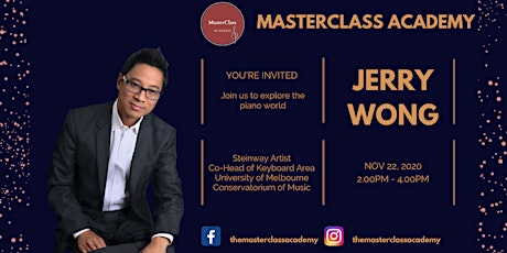 Online Open Class with Prof. Jerry Wong primary image