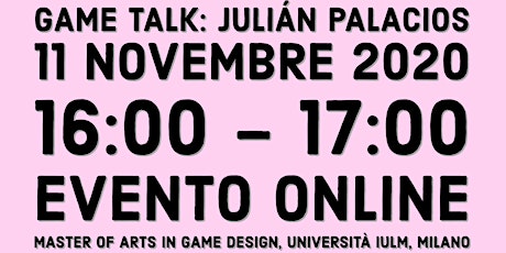 GAME TALK: JULIÁN PALACIOS