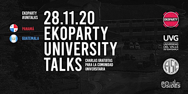 Ekoparty University Talks Panamá & Guatemala 2020