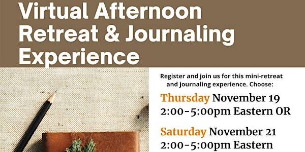 The Journaling Experience: A Virtual Retreat