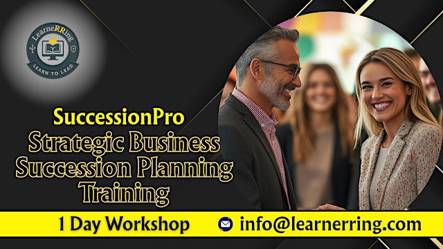Image principale de Business Succession Planning 1-Day Workshop | Hayward, CA