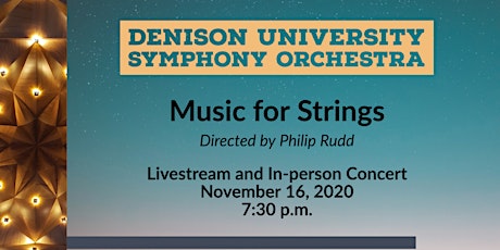 Denison Symphony Orchestra Concert: Music for Strings primary image