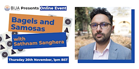 Bagels and Samosas with Sathnam Sanghera primary image