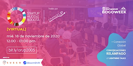 Imagen principal de Startup Huddle Bogotá 18 de noviembre