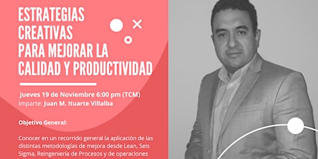 ESTRATEGIAS CREATIVAS PARA MEJORAR LA CALIDAD Y PRODUCTIVIDAD primary image