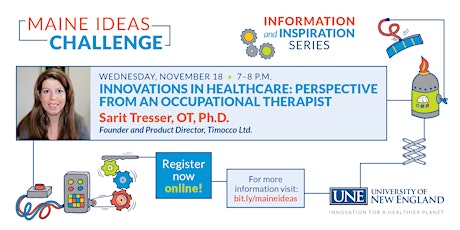INNOVATIONS IN HEALTHCARE: PERSPECTIVE FROM AN OCCUPATIONAL THERAPIST primary image