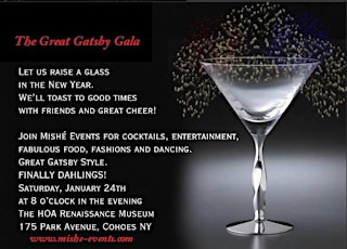 Mishé Events presents..."The Great Gatsby" Relaunch Party primary image
