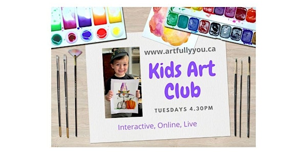 Kids Art Studio (ages 7-13) Tuesdays 4.30pm - 5.30pm