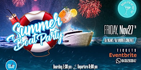 Summer Boat Party primary image