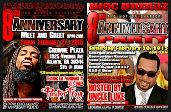 Bloc Burnaz MC Atlanta Georgia 8th Anniversary Celebration primary image