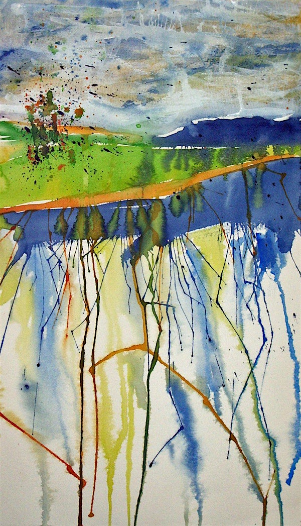 Chris Blevins Wine and Watercolors - "Roots of Life"