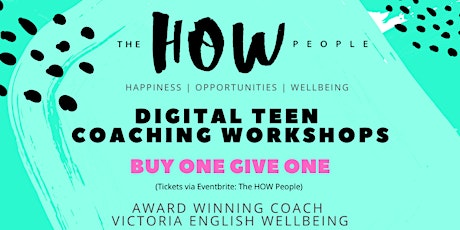 Teen Coaching Workshops "Building my RESILIENCE" primary image
