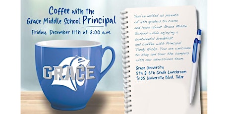 Coffee With The Grace Middle School Principal primary image