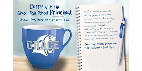 Coffee With The Grace High School Principal primary image