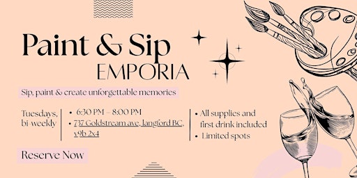 Image principale de Paint & Sip at Emporia