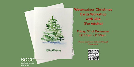 Image principale de Watercolour Christmas Cards Workshop with Olla (For Adults)