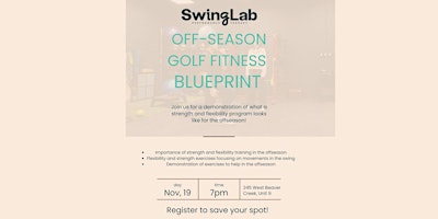 Off-Season Golf Fitness Blueprint - Strength and Flexibility primary image