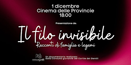Hauptbild für Il filo invisibile. Racconti di famiglia e legami