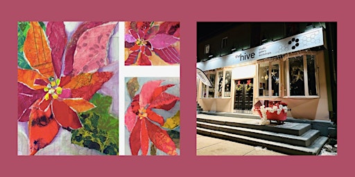 Immagine principale di Gel Plate Poinsettia Print with Angela