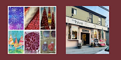 Image principale de Gel Plate Christmas Prints with Angela