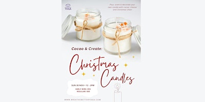 Hauptbild für Cacao & Create: Christmas Candles