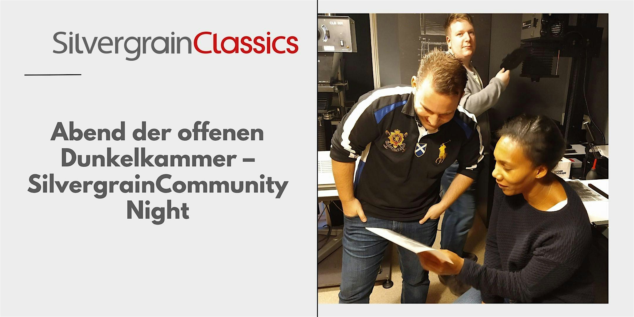 Abend der offenen Dunkelkammer – SilvergrainCommunity Night