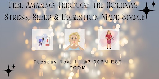 Image principale de Pre-Holiday Routine + Stress, Sleep & Digestion Support