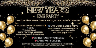 Image principale de Ring in the New Year at The Mill Tavern