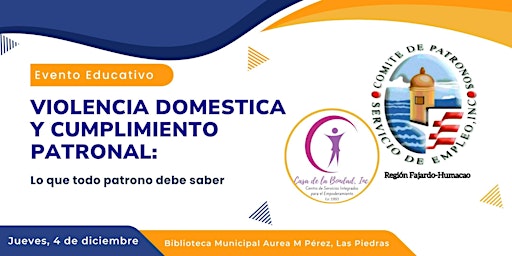 Image principale de Violencia Doméstica y Cumplimiento Patronal: Lo que todo patrono debe saber